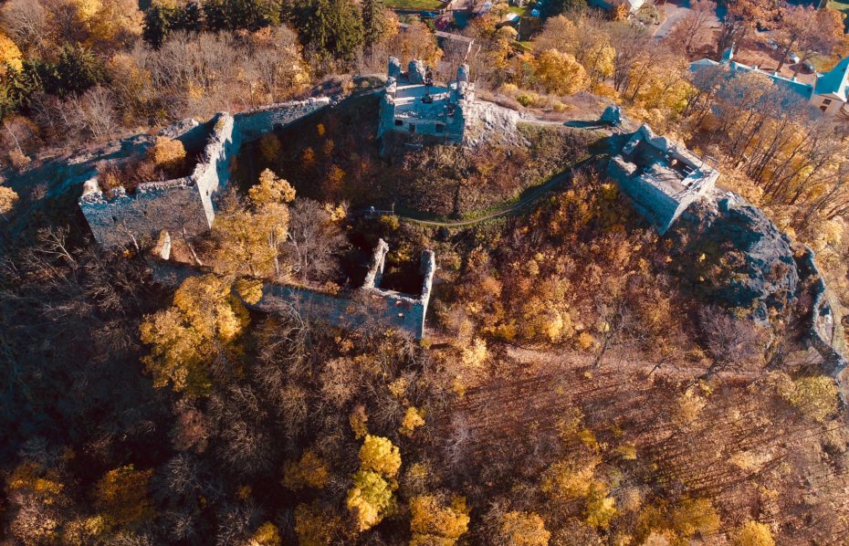 Andělská Hora zřícenina hradu Engelsburg